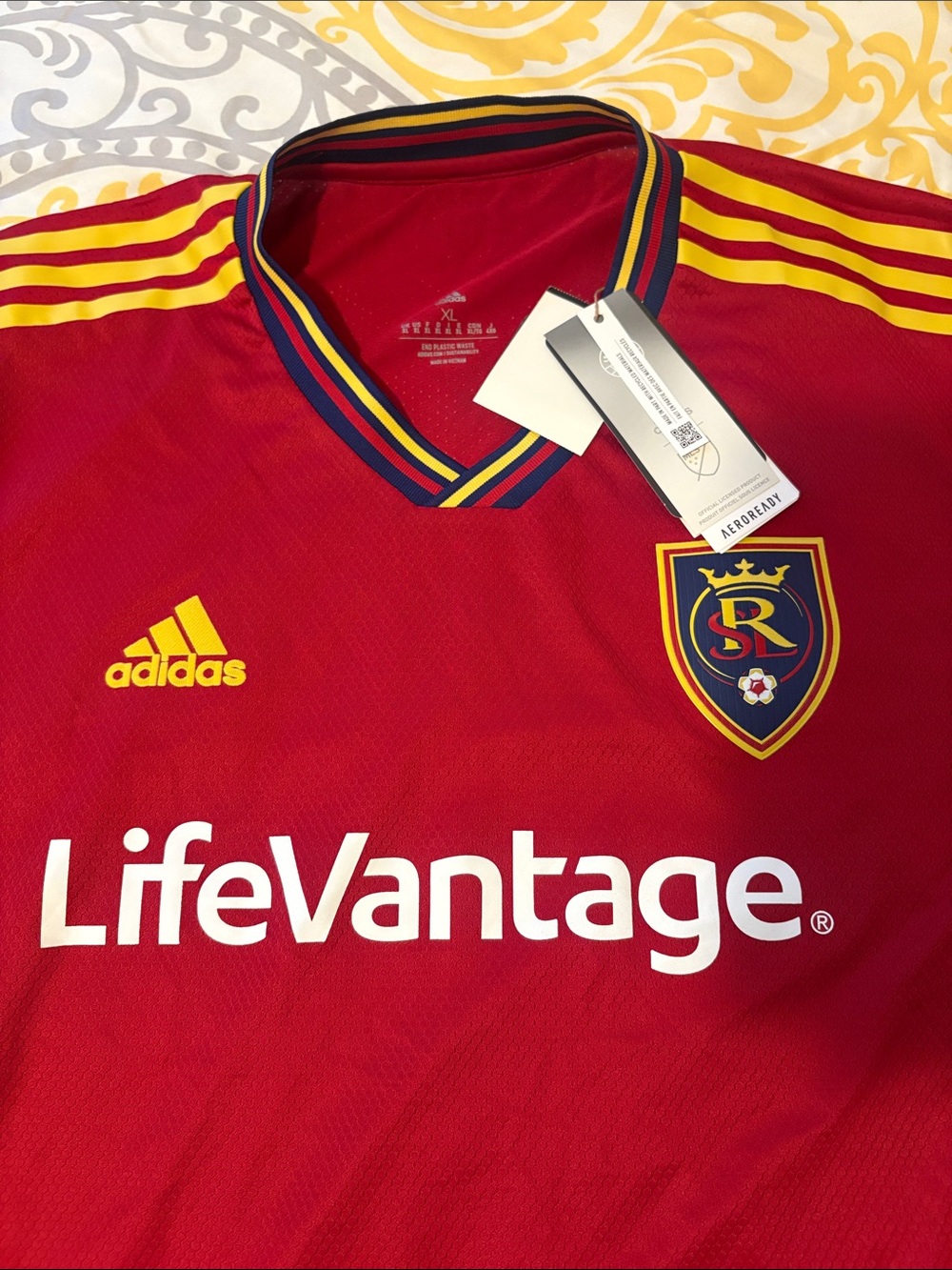 Adidas Authentic USA Real Salt Lake MLS Soccer Jersey! - Picture 2 of 6